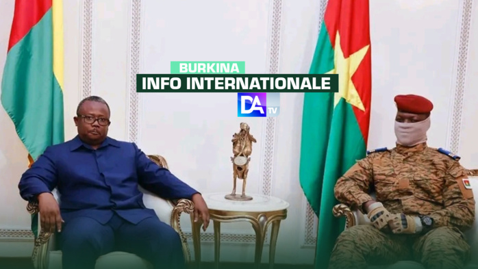 Le président de la Cédéao au Burkina, qu'il soutient face au terrorisme Le président de la Cédéao au Burkina, qu'il soutient face au terrorisme