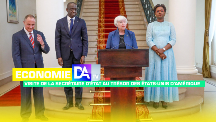 Visite de la secrétaire d'État au trésor des États-Unis d'Amérique: " Le Sénégal est un partenaire de choix des États-Unis" (Janet Yellen) Visite de la secrétaire d'État au trésor des États-Unis d'Amérique: " Le Sénégal est un partenaire de choix des États-Unis" (Janet Yellen)
