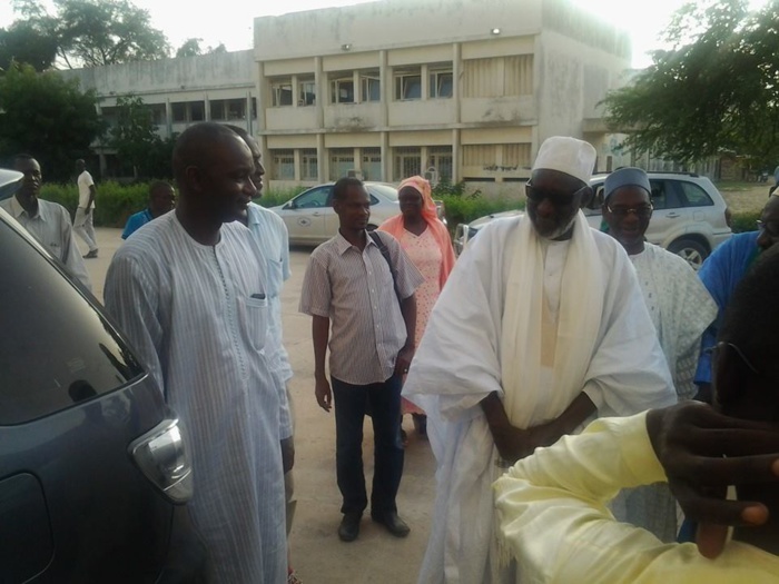 Visite du Khalife Thierno Madani Mountaga Tall à l'Université Cheikh Anta Diop de Dakar