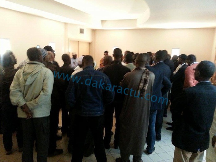 Les images de la levée du corps de Oumar Maal, fils de Baba Maal à l'hôpital Saint Pierre de Bruxelles