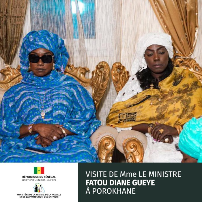 Les Images de la visite de Mme le Ministre Fatou Diané à prokhane