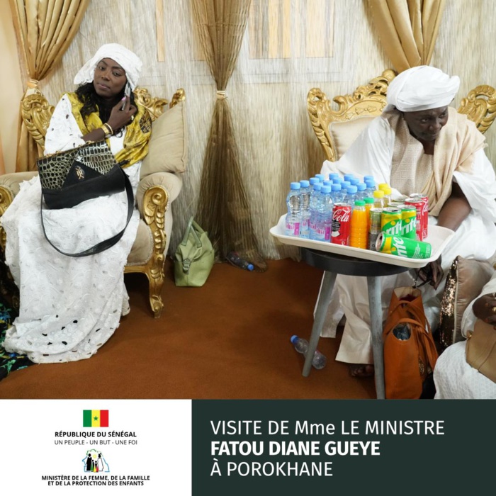 Les Images de la visite de Mme le Ministre Fatou Diané à prokhane Les Images de la visite de Mme le Ministre Fatou Diané à prokhane
