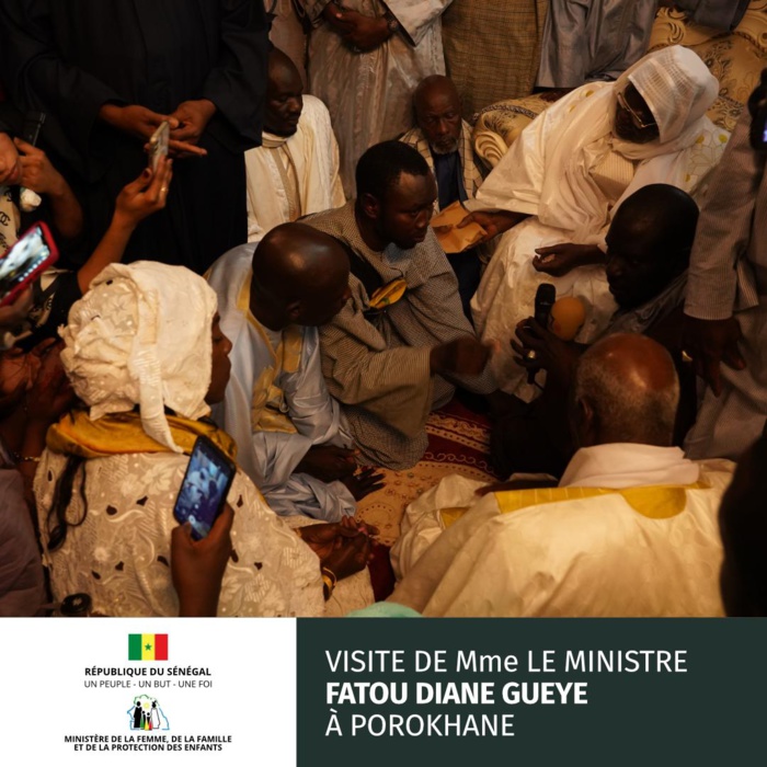 Les Images de la visite de Mme le Ministre Fatou Diané à prokhane Les Images de la visite de Mme le Ministre Fatou Diané à prokhane
