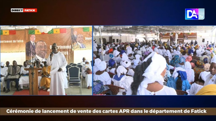 Entre vente de cartes APR et montage de comités : Le Dr Cheikh Kanté mobilise le département Fatick...