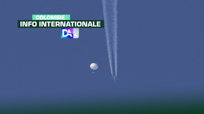 Un ballon à l'origine non précisée a survolé la Colombie Un ballon à l'origine non précisée a survolé la Colombie