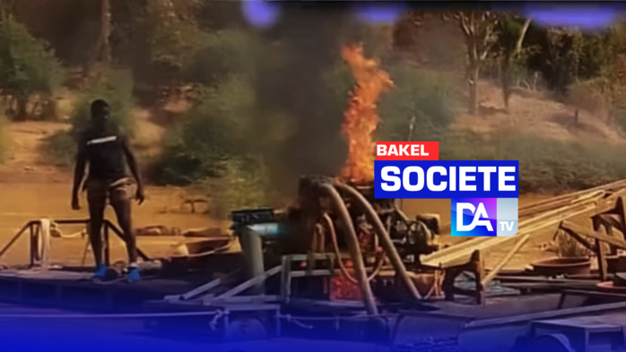 Bakel / Opération de sécurisation dans le Falémé : 07 dragues détruites par la gendarmerie.