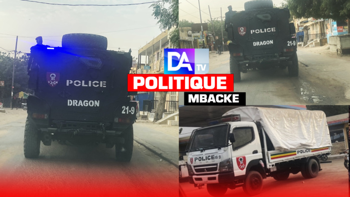 MBACKÉ - Une police très matinale s’est déjà emparée des grandes artères MBACKÉ - Une police très matinale s’est déjà emparée des grandes artères