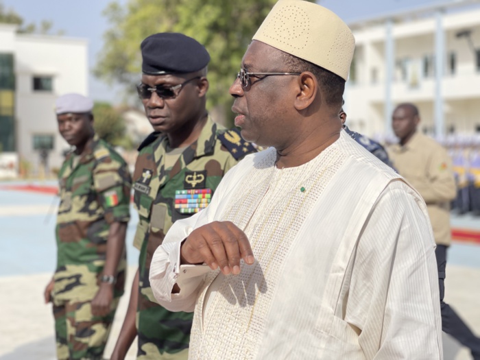 [ IMAGES ] Camp militaire de Thiès :  Visite du président Macky Sall de la base Général Louis Tavares Da Souza 