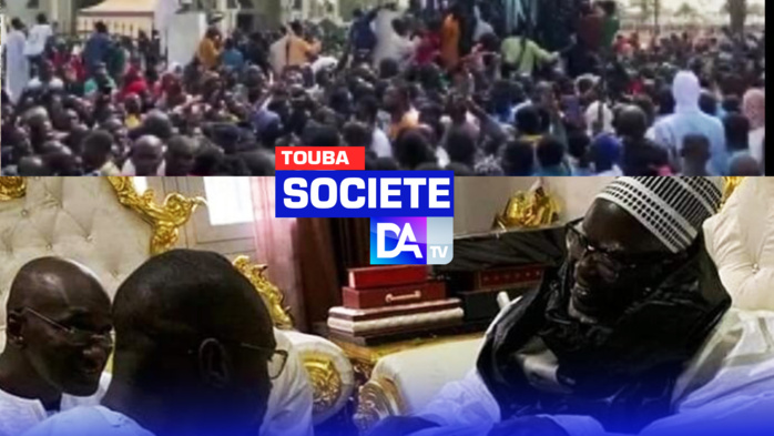 TOUBA – Sonko s’est entretenu avec le Khalife Général des Mourides dans l’enceinte de la grande mosquée