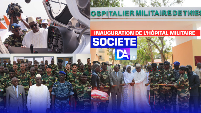 Inauguration de l'hôpital militaire de Thiès et visite du chantier de l'Académie des métiers de l'aviation civile: " Je porte personnellement une attention toute particulière à la modernisation de notre outil de défense"( Macky Sall). Inauguration de l'hôpital militaire de Thiès et visite du chantier de l'Académie des métiers de l'aviation civile: " Je porte personnellement une attention toute particulière à la modernisation de notre outil de défense"( Macky Sall).