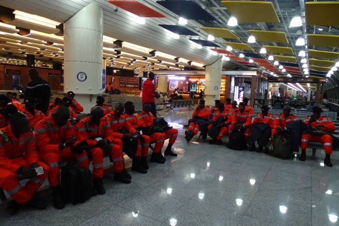 Séisme en Turquie et en Syrie: Le détachement des Sapeurs-pompiers sénégalais a quitté Dakar ce matin( images).