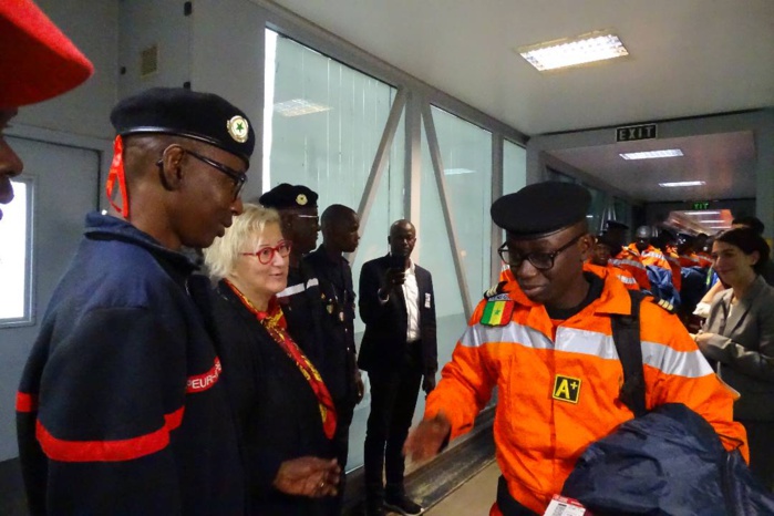 Séisme en Turquie et en Syrie: Le détachement des Sapeurs-pompiers sénégalais a quitté Dakar ce matin( images).