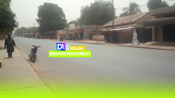 KOLDA : Un vent accompagné de poussière encombre les populations…les réalités climatiques…