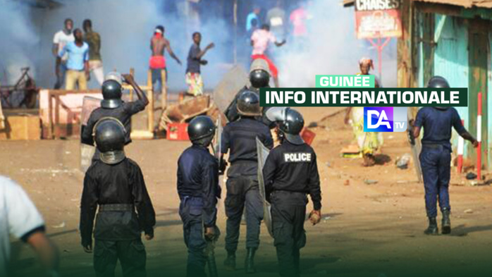 Guinée: heurts et répression d'un appel à manifester dans la banlieue de Conakry Guinée: heurts et répression d'un appel à manifester dans la banlieue de Conakry