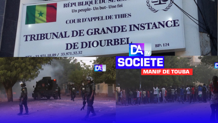 DIOURBEL- Manif de Touba / Tribunal de grande instance : 54 manifestants sous mandat de dépôt dont Serigne Assane Mbacké DIOURBEL- Manif de Touba / Tribunal de grande instance : 54 manifestants sous mandat de dépôt dont Serigne Assane Mbacké