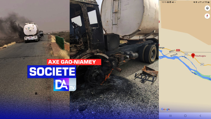 Axe Gao-Niamey : Deux camions citernes brûlés... Les deux chauffeurs et leurs apprentis ligotés et jetés dans la fournaise à l'intérieur de leurs véhicules.