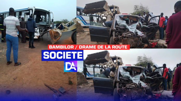 Bambilor / Drame de la route : Un bus tata entre en collision avec un dacia fait un mort et des blessés graves Bambilor / Drame de la route : Un bus tata entre en collision avec un dacia fait un mort et des blessés graves