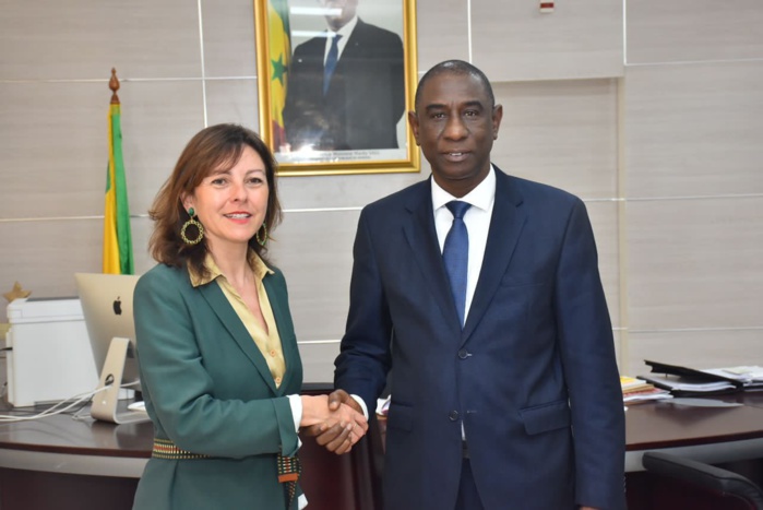 Coopération décentralisée franco-sénégalaises: La Présidente de la région Occitanie  reçue par le Ministre Mamadou Talla