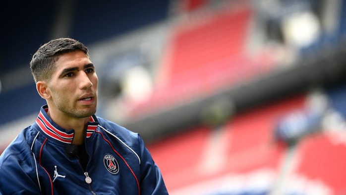 Foot: le joueur du PSG Achraf Hakimi visé par une enquête pour viol