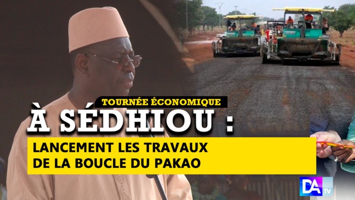 Programme spécial de désenclavement : Le chef de État a lancé les travaux de la boucle du Pakao