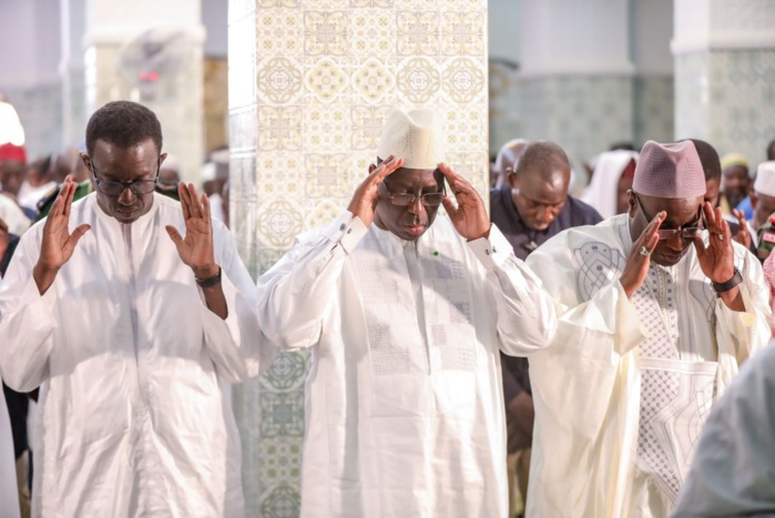 [ IMAGES ] Prière inaugurale à la grande mosquée de Sédhiou : Les mots de remerciements de l’Imam Boubacar Dramé au Président Macky Sall