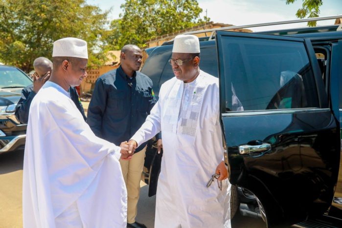 [ IMAGES ] Prière inaugurale à la grande mosquée de Sédhiou : Les mots de remerciements de l’Imam Boubacar Dramé au Président Macky Sall