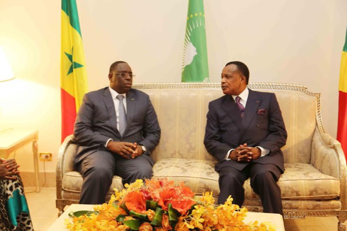 Les images de l'arrivée du président Macky Sall au Congo Brazzaville