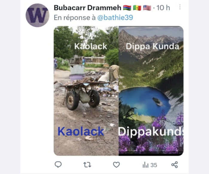 Finale CAN U20 - Sénégal vs Gambie : Entre les railleries, et les montages photos insolites, la bataille des «Domou Badiane » fait rage ! Finale CAN U20 - Sénégal vs Gambie : Entre les railleries, et les montages photos insolites, la bataille des «Domou Badiane » fait rage !