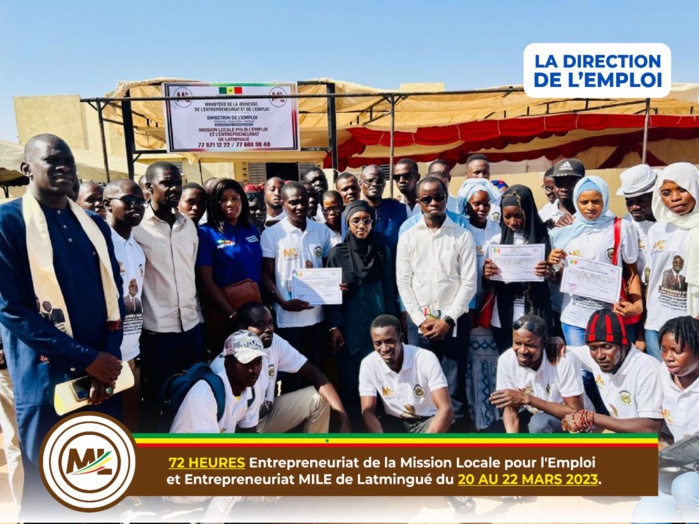 DIRECTION DE L’EMPLOI / Pape Modou Fall et la mairie de Latmingué ensemble pour un « 72 heures d’Entrepreneuriat »