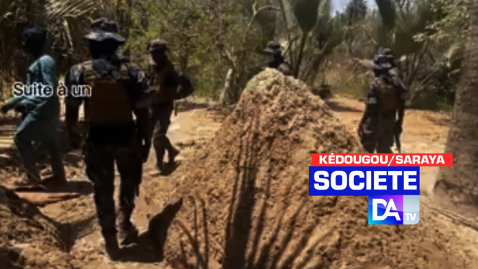 Kédougou/Saraya: la gendarmerie démantèle encore un site d’orpaillage clandestin.