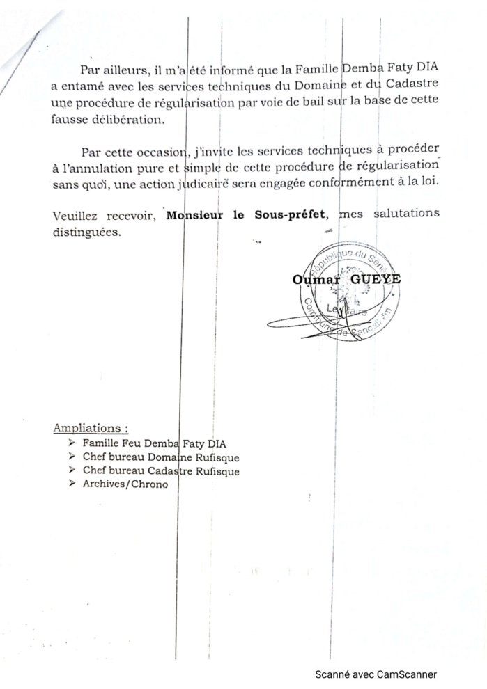 Tentative d'extorsion foncière à Sangalkam par le promoteur immobilier Moussa Diop : Des agents des domaines et du cadastre dans le deal Tentative d'extorsion foncière à Sangalkam par le promoteur immobilier Moussa Diop : Des agents des domaines et du cadastre dans le deal