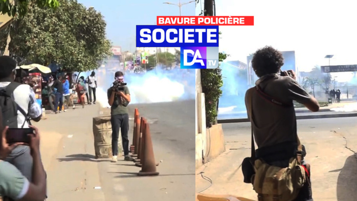 Un journaliste de l’AFP malmené et brutalisé lors des échauffourées  à l’UCAD ce mercredi Un journaliste de l’AFP malmené et brutalisé lors des échauffourées  à l’UCAD ce mercredi
