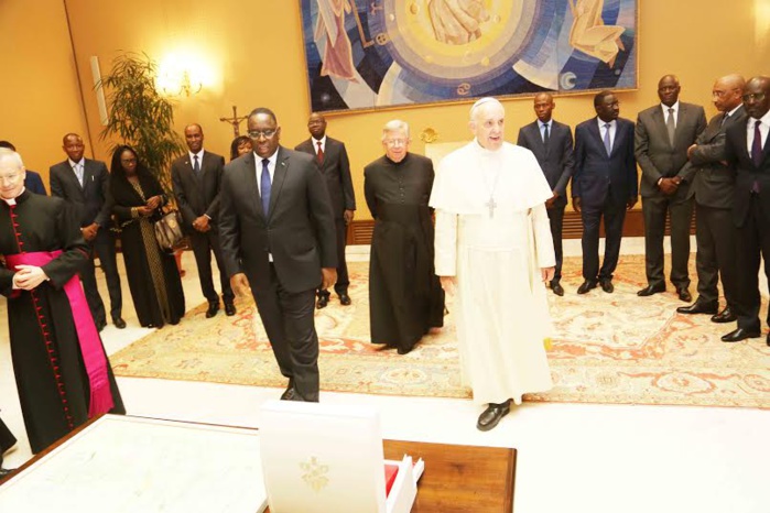 VATICAN : Le président de la République Macky Sall reçu en audience par le Pape François 