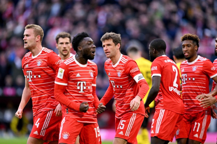 Bundesliga :  Avec un Sadio Mané très moyen, le Bayern Munich remporte le derby contre le Borussia Dortmund