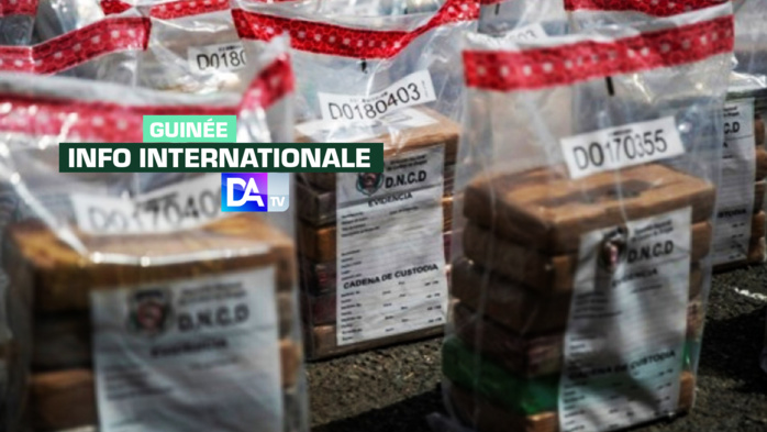 Guinée: plus d'1,5 tonne de cocaïne saisie par la marine