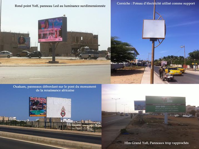 Panneaux publicitaire à Dakar : quand une nébuleuse installe l'anarchie et se sucre impunément