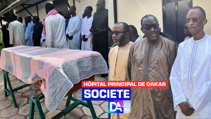 Hôpital principal de Dakar: Une foule immense à la levée du corps de Oumar Sow, directeur de l’urbanisme