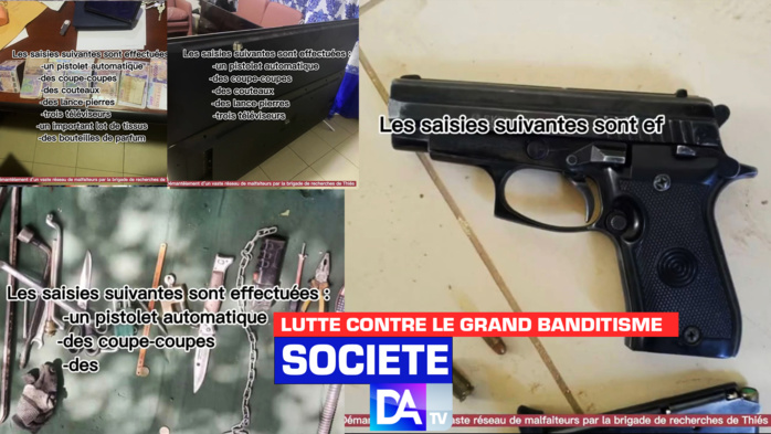Lutte contre le grand banditisme : la BR de Thiès démantèle un vaste réseau de malfaiteurs. Lutte contre le grand banditisme : la BR de Thiès démantèle un vaste réseau de malfaiteurs.