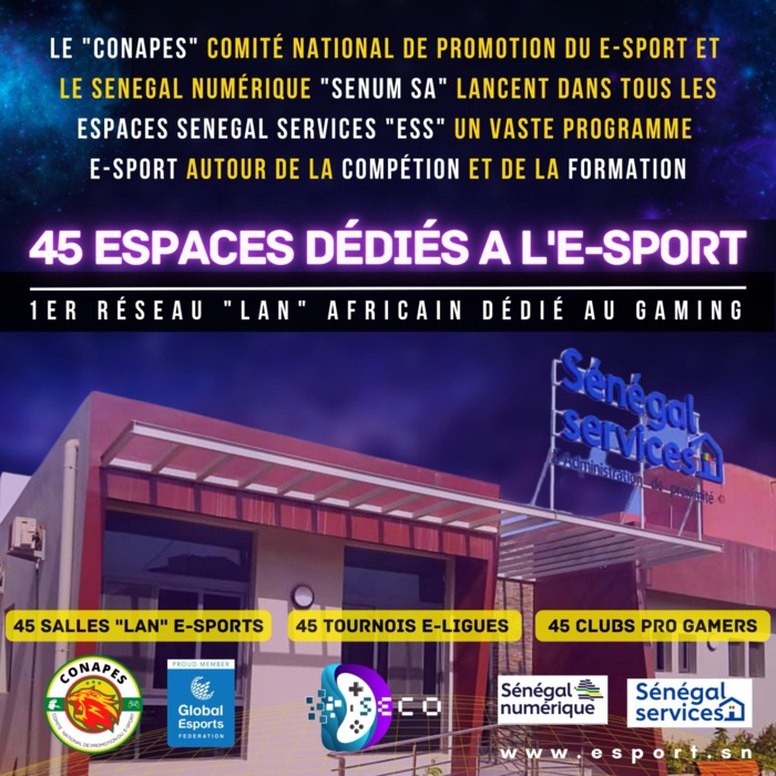 E-Sport : Le nouveau partenariat scellé entre SENUM SA et CONAPES…