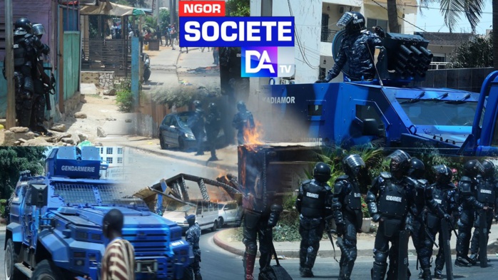 Ngor: Les populations et la gendarmerie encore sur le terrain de l’affrontement