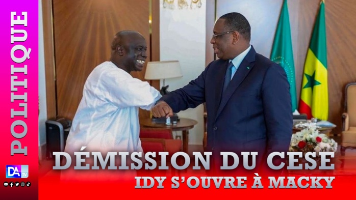 Démission du CESE/ Entre résignation et challenge: Idy s’ouvre à Macky… Démission du CESE/ Entre résignation et challenge: Idy s’ouvre à Macky…