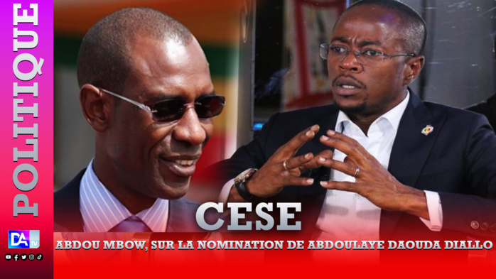 Abdou Mbow, porte-parole adjoint de l’APR sur la nomination de Abdoulaye Daouda Diallo à la tête du CESE : « C’est le prix de la loyauté et de la compétence. » Abdou Mbow, porte-parole adjoint de l’APR sur la nomination de Abdoulaye Daouda Diallo à la tête du CESE : « C’est le prix de la loyauté et de la compétence. »