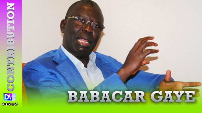 Moussa Tine, tu permets!  (par Babacar Gaye )