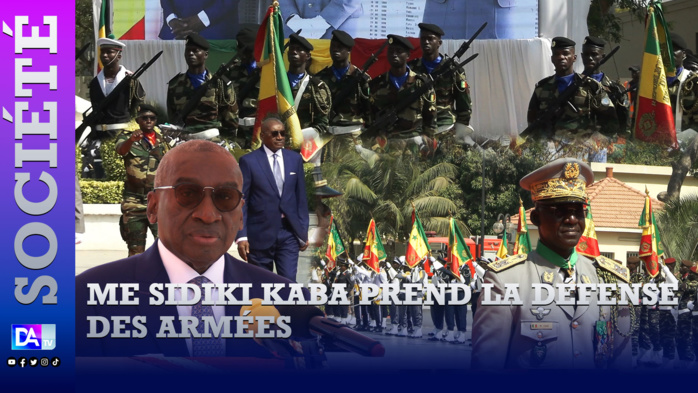 Me Sidiki Kaba prend la défense des armées : "Ceux qui cherchent à jeter le discrédit ou qui créent la division au sein des armées, leurs tentatives sont vouées à l'échec!" Me Sidiki Kaba prend la défense des armées : "Ceux qui cherchent à jeter le discrédit ou qui créent la division au sein des armées, leurs tentatives sont vouées à l'échec!"