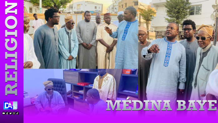 Médina Baye : Le Khalife Général visite les chantiers des Grands Travaux de la Fayda Tidjaniyya et apporte son soutien à son ministre Baye Ciss. Médina Baye : Le Khalife Général visite les chantiers des Grands Travaux de la Fayda Tidjaniyya et apporte son soutien à son ministre Baye Ciss.