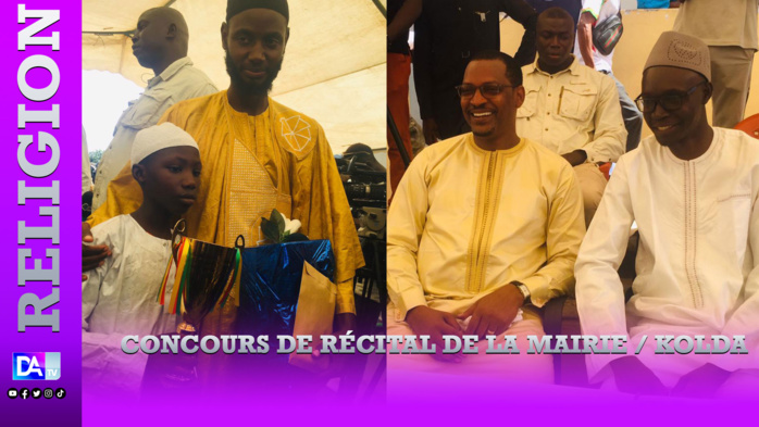 KOLDA : Mouhamadou Sané gagne le concours de récital de la mairie, organisé par le maire Mame Boye Diao.
