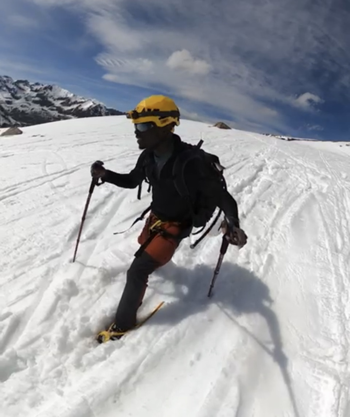Alpinisme : Après le Mont-blanc et le Kilimandjaro, Mouhamed Tounkara a escaladé les 4061 mètres du Grand Paradiso !