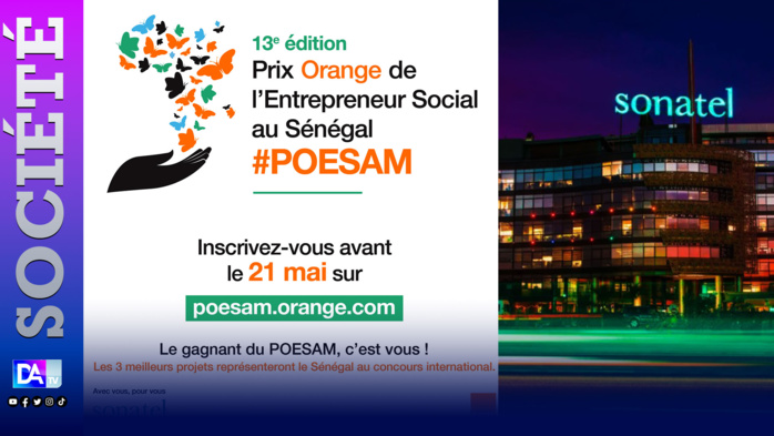13ème édition du POESAM : La Sonatel met 16 millions FCFA pour promouvoir l’innovation sociale. 13ème édition du POESAM : La Sonatel met 16 millions FCFA pour promouvoir l’innovation sociale.