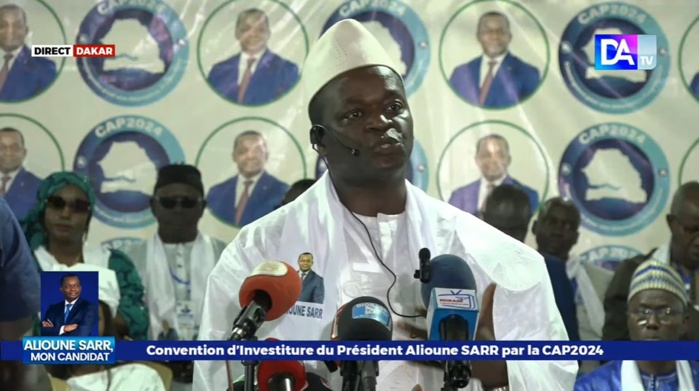 Présidentielle 2024: Alioune Sarr annonce sa candidature Présidentielle 2024: Alioune Sarr annonce sa candidature
