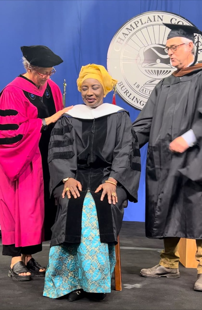 États-Unis/ Champlain College: Aminata Touré reçoit la distinction honoraire de Doctor Honoris Causa. États-Unis/ Champlain College: Aminata Touré reçoit la distinction honoraire de Doctor Honoris Causa.
